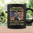 I Would Rather Stand With God Christian Knight Patriot Coffee Mug Gifts ideas
