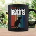 Rats Vintage Stripes Sweet Saying For Rat Holder Tassen Geschenkideen