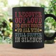 I Recover Out Loud Alcoholics Aa Narcotics Na Anonymous Coffee Mug Gifts ideas