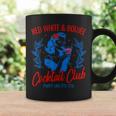 Red White And Boujee Vintage Cocktail Drinking 4Th Of July Coffee Mug Gifts ideas
