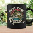Reel Cool Grandpa Fishing Vintage Retro Father's Day Dad Coffee Mug Gifts ideas