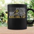 Reel Cool Pap Fishing Father's Day American Flag Coffee Mug Gifts ideas