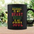 Reggae Is My Heart Reggae Is My Soul Rasta Reggae Coffee Mug Gifts ideas