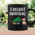 I Regret Nothing Frenchie Christmas French Bulldog Coffee Mug Gifts ideas