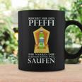 Reichet Mir Den Pfeffi Tassen, Minzlikör Saufparty Design Geschenkideen