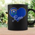 Reno Nevada State Flag In Heart Novelty Hometown Pride Coffee Mug Gifts ideas