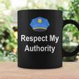 Respect My Authority Police Themed Coffee Mug Gifts ideas