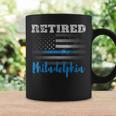 Retired Police Officer Philadelphia American Flag Coffee Mug Gifts ideas