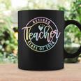 Retired Teacher Class Of 2024 Tie Dye Retirement School Coffee Mug Gifts ideas