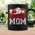 Retro Baseball Mom Mama Baseball Life Softball Life Game Day Coffee Mug Gifts ideas