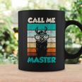 Retro Bulldogge Call Me Master Tassen, Coole Hunde Liebhaber Mode Geschenkideen