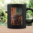 Retro Chocolate Lab With Usa Flag Chocolate Lab Dad Mom Coffee Mug Gifts ideas