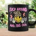 Retro Fuck Around And Find Out Leopard Smile Face Fafo Coffee Mug Gifts ideas