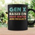 Retro Gen X Raised On Hose Water And Neglect Vintage Coffee Mug Gifts ideas