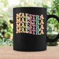 Retro Groovy Maestra Spanish Teacher Bilingual Women Coffee Mug Gifts ideas