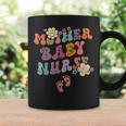 Retro Groovy Mother Baby Nurse Womens Coffee Mug Gifts ideas
