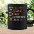Retro Husband Father Hero Protector Legend Father Day Dad Coffee Mug Gifts ideas