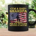 Retro I'm A Dad Grandpa And A Police Officer Fathers Day Coffee Mug Gifts ideas