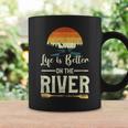 Retro Kayaking Life Is Better On The River Coffee Mug Gifts ideas