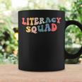 Retro Literacy Squad School Literacy Coach Literacy Teacher Coffee Mug Gifts ideas