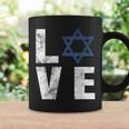 Retro I Love Israel Jewish Star Of David Israeli Coffee Mug Gifts ideas