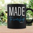 Retro Made To Worship Psalm 95 Coffee Mug Gifts ideas