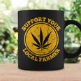 Retro Marijuana Support Your Local Farmer Cannabis Weed 2023 Coffee Mug Gifts ideas