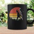 Retro Mountain Climber Vintage T-Rex Rock Climbing Coffee Mug Gifts ideas