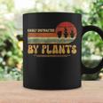 Retro Pots Easily Distracted By Plants Botany Plant Lover Coffee Mug Gifts ideas