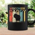 Retro Vintage Daddy Wisconsin Wisconsin Dad Coffee Mug Gifts ideas