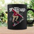 Retro Vintage Santa Cruz Boy Skateboarding Streetwear Coffee Mug Gifts ideas