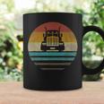 Retro Vintage Sunset Trucker Truck Driver Cute Coffee Mug Gifts ideas