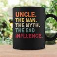 Retro Vintage Uncle The Man The Myth The Bad Influence Men Coffee Mug Gifts ideas