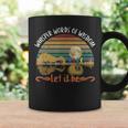 Retro Vintage Whisper Words Of Wisdom Peace Shadow Coffee Mug Gifts ideas