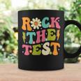 Retro Wavy Teacher Testing Day Coffee Mug Gifts ideas