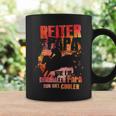 Rider Papa Nur Coolerater Pferde Reiter Reiter Father's Day Tassen Geschenkideen