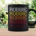 Robbie Retro Wordmark Pattern Vintage Style Tassen Geschenkideen