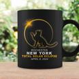 Rochester New York Cat Total Solar Eclipse 2024 Coffee Mug Gifts ideas