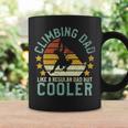 Rock Climbing Dad Mountain Climber Father's Day Pullover Coffee Mug Gifts ideas