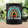 Rock The Test Day 5Th Grade Teacher Fifth Grade Testing Day Coffee Mug Gifts ideas