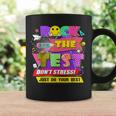 Rock The Test Testing Day Retro Motivational Teacher Student Coffee Mug Gifts ideas