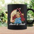 Rockabilly Rockabella Rockera Rock & Roll Taza de café Ideas de regalos