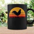 Rooster Chicken Black Orange Yellow Farm Farmer Farming Coffee Mug Gifts ideas