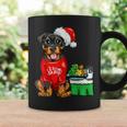 Rottweiler Dog I Love Santa Cute Rotti Pup Christmas Coffee Mug Gifts ideas