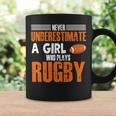 Rugby Girl Meme Never Underestimate A Girl Who Plays Rugby Coffee Mug Gifts ideas