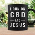 I Run On Cbd And Jesus Hemp Cbd Oil Coffee Mug Gifts ideas