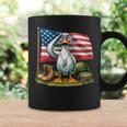 Salute Duck American Usa Flag Memorial Day 4Th Of July Coffee Mug Gifts ideas