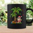 Santa Hawaiian Christmas Palm Tree Lights Coffee Mug Gifts ideas