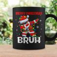 Santa Merry Christmas Bruh Afro African American Xmas Retro Coffee Mug Gifts ideas