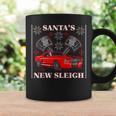 Santa's New Sleigh Muscle Car Ugly Christmas Coffee Mug Gifts ideas